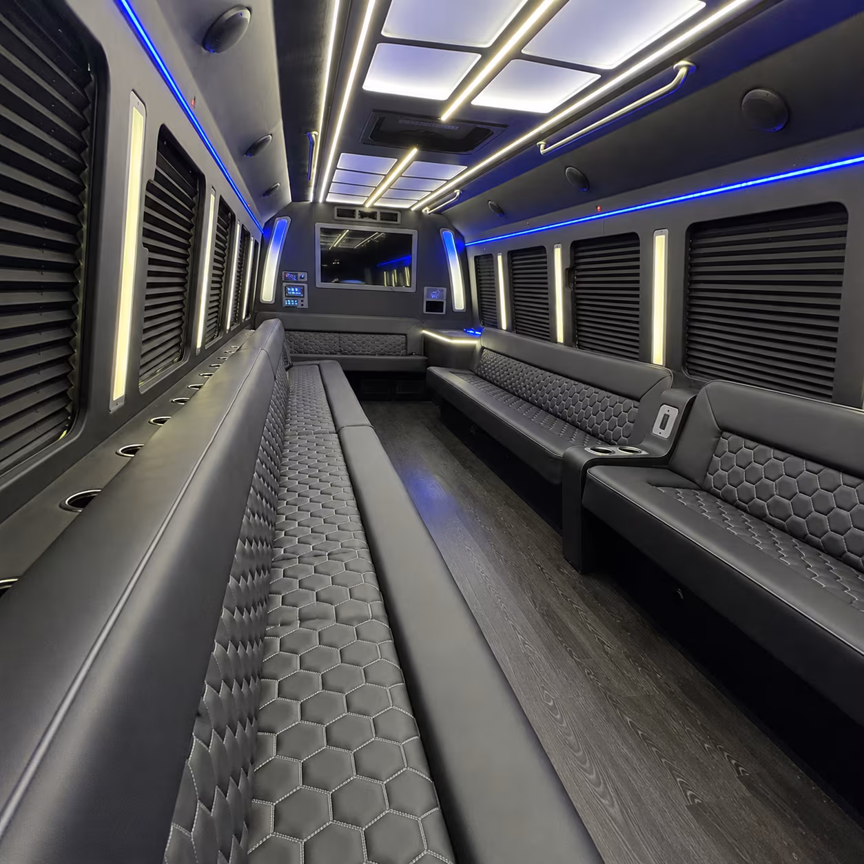 temecula party bus rental interior